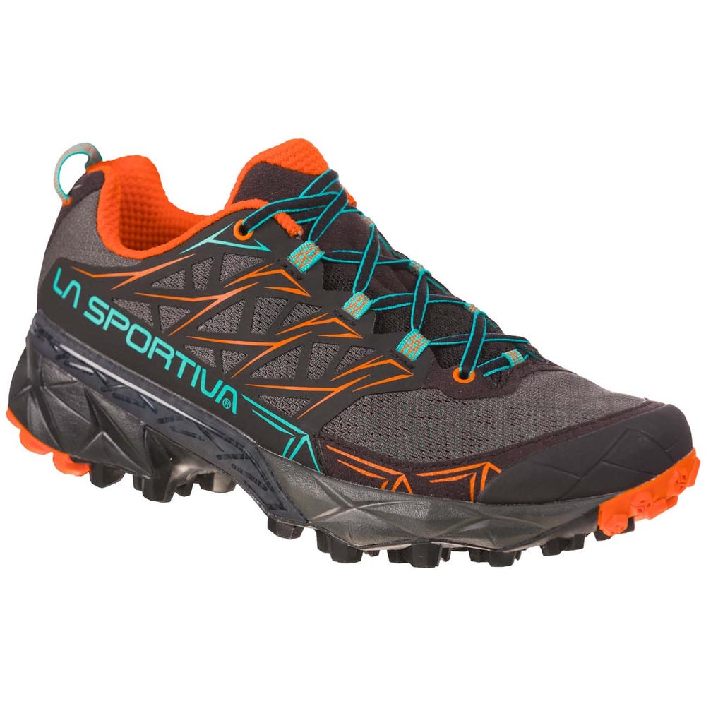 La Sportiva Laufschuhe Damen - La Sportiva Akyra Schwarz/HellTürkis - DE-24319